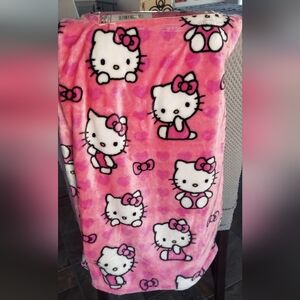 Hello Kitty Valentine's Day heart Blanket